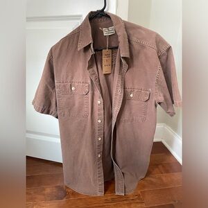 Vintage LL bean short sleeved button up